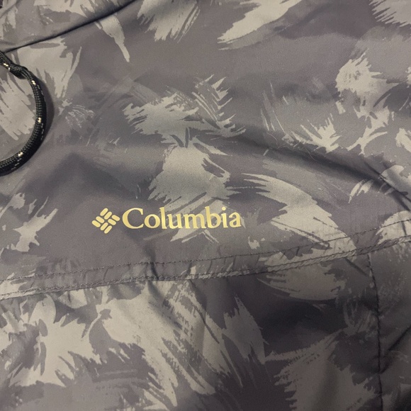 Columbia blue camo long sleeve hooded windbreaker jacket NWT - Picture 4 of 10